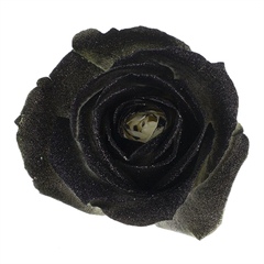 Avalanche Crystal Look Black Rose